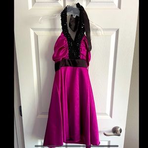 Trixxi Halter Top Above the Knee Dress